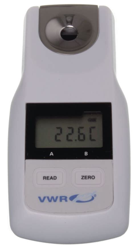 vwr refractometer chart